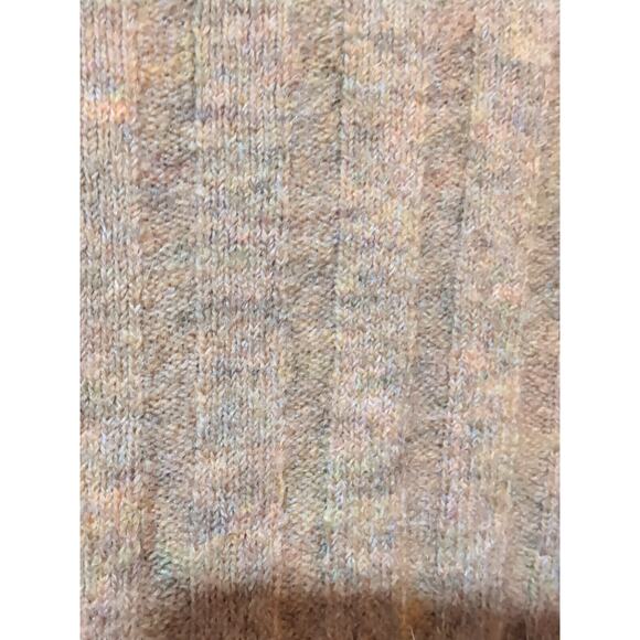 Madewell Evercrest Sweater L Alpaca Merino Wool Blend Mock Neck Soft Mustard - Picture 3 of 9